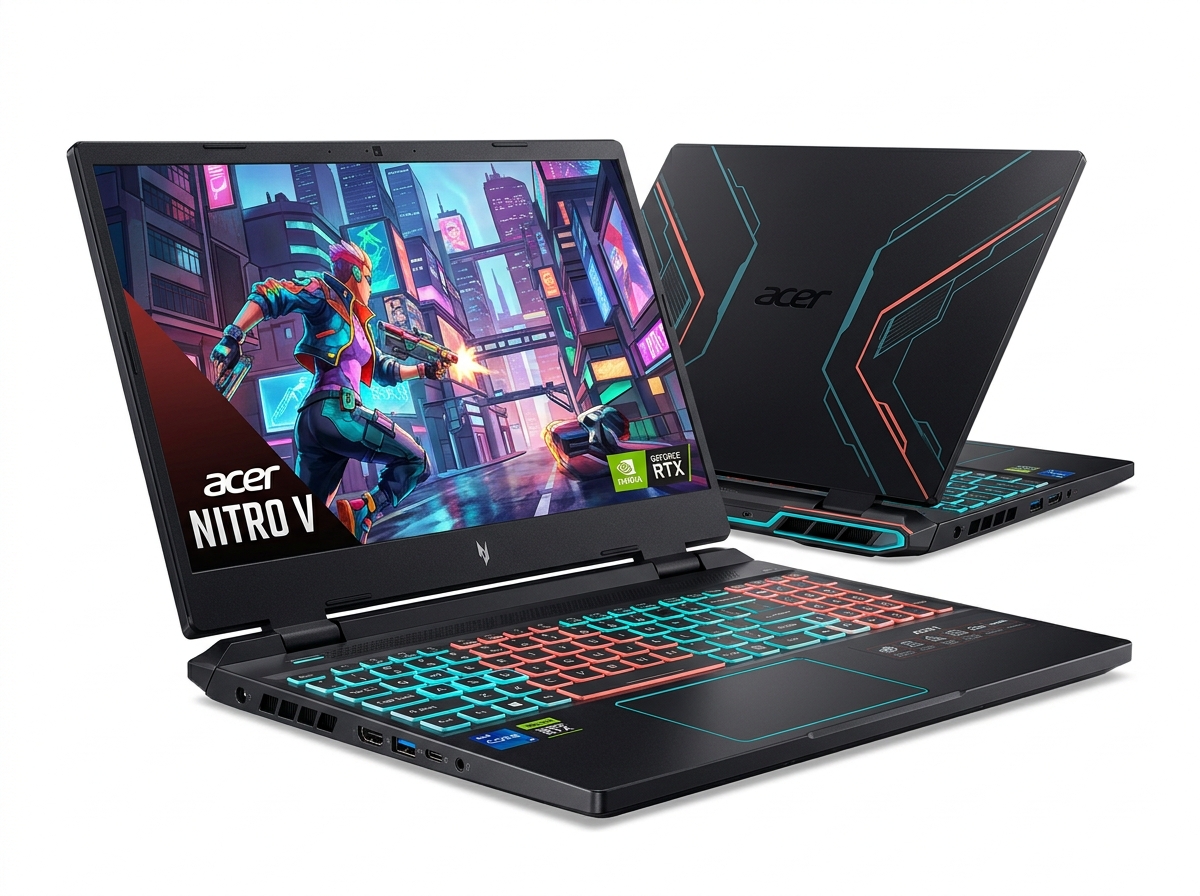 Acer Nitro V 15 Gaming Laptop, 15.6" FHD 144Hz, Intel Core i5-13420H, RTX 4050, 16GB DDR5, 512GB SSD