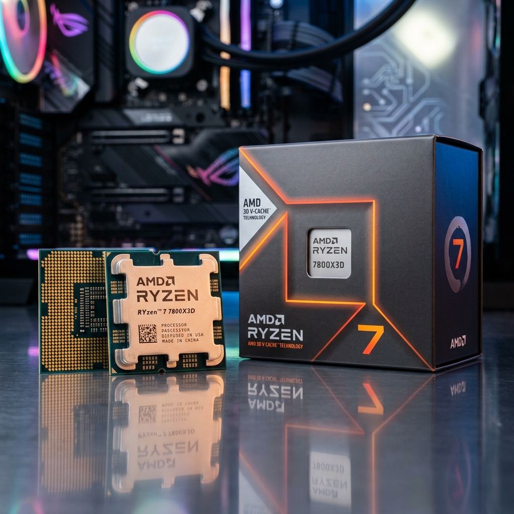 AMD Ryzen 7 7800X3D 8-Core, 16-Thread Desktop Processor with 3D V-Cache Technology